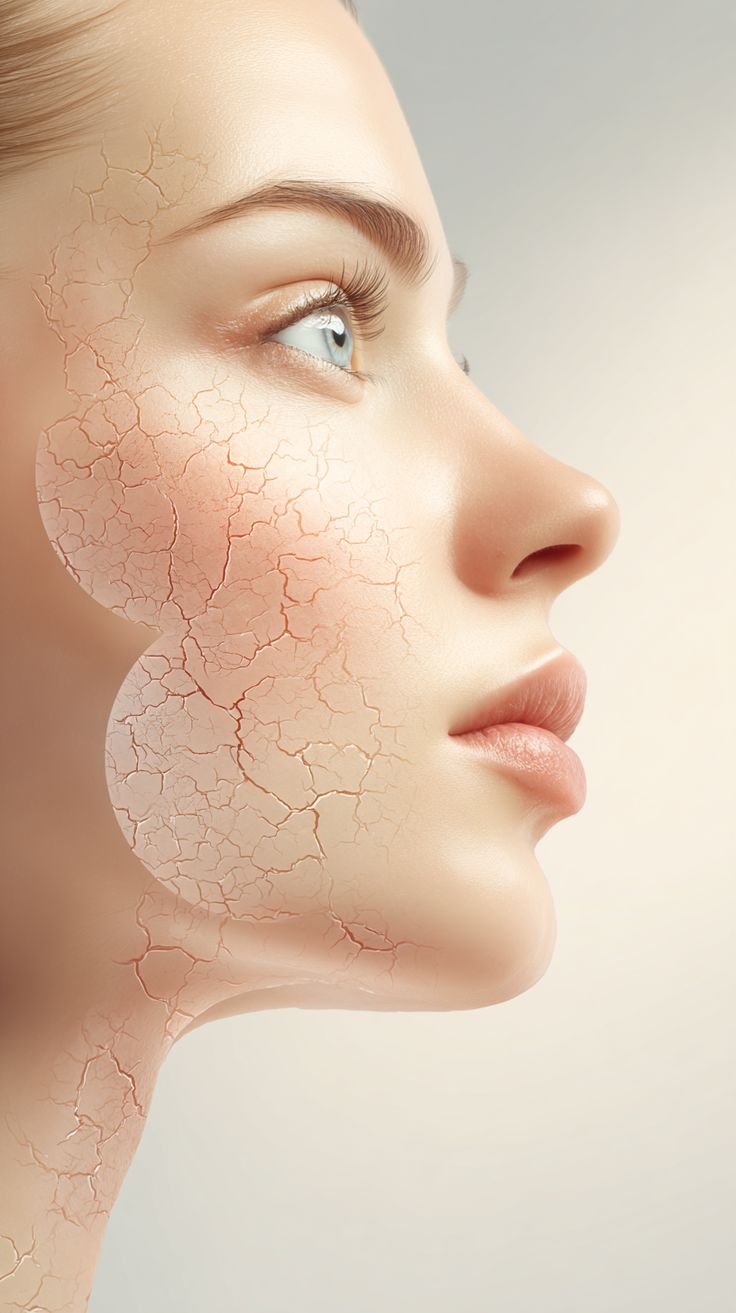 خشکی و دهیدراته بودن پوست